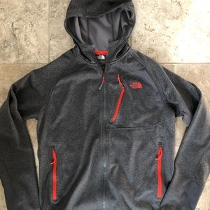 Mens M full zip lightweight fleece jacket north face